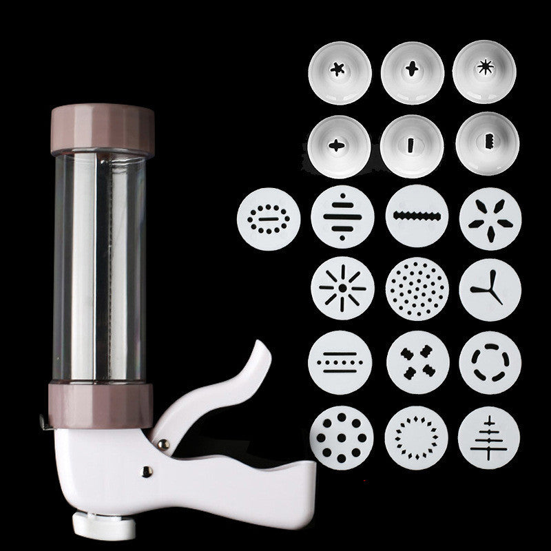 Kitchenware: Cookie Extruder-13 Shapes & 6 Piping Tips