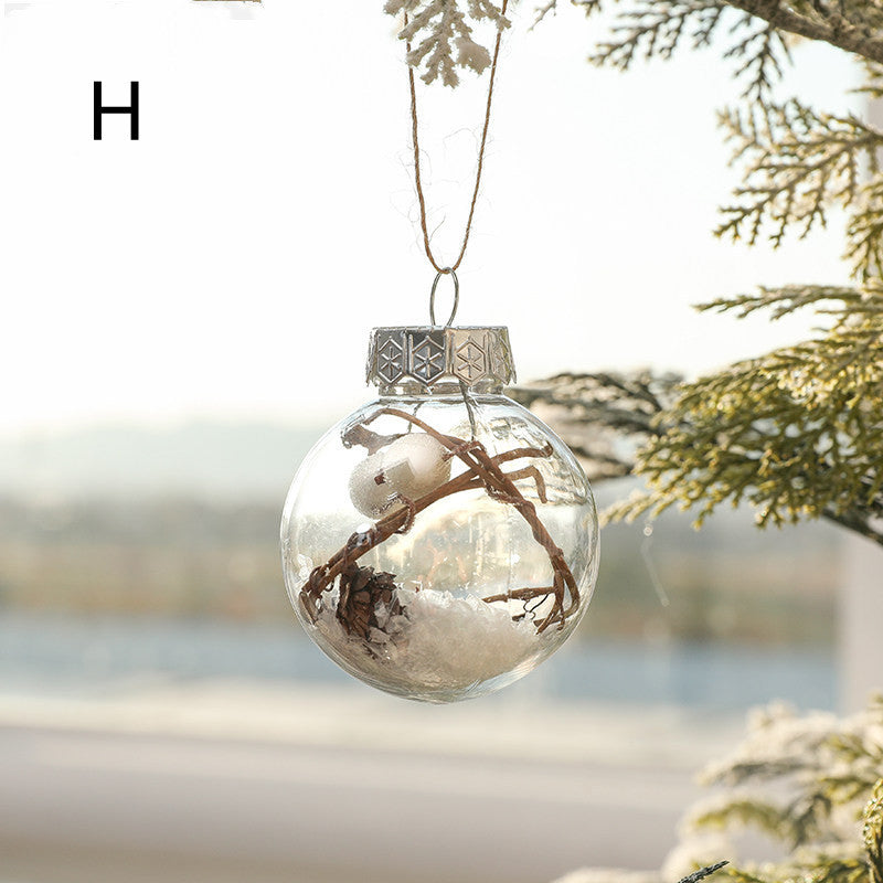 Christmas Tree: Ornaments-Glass Encased  Objects