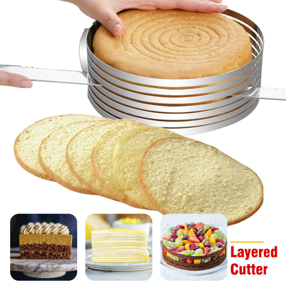 Stainless Steel Cake Layer Slicer Ring