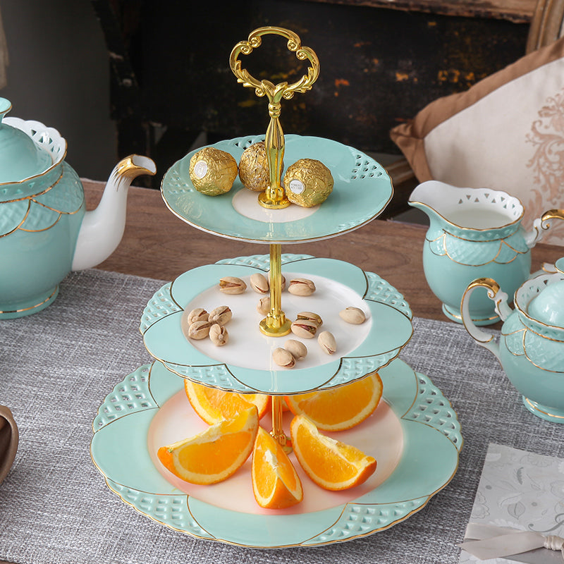 European Bone China Tea & Dessert Sets