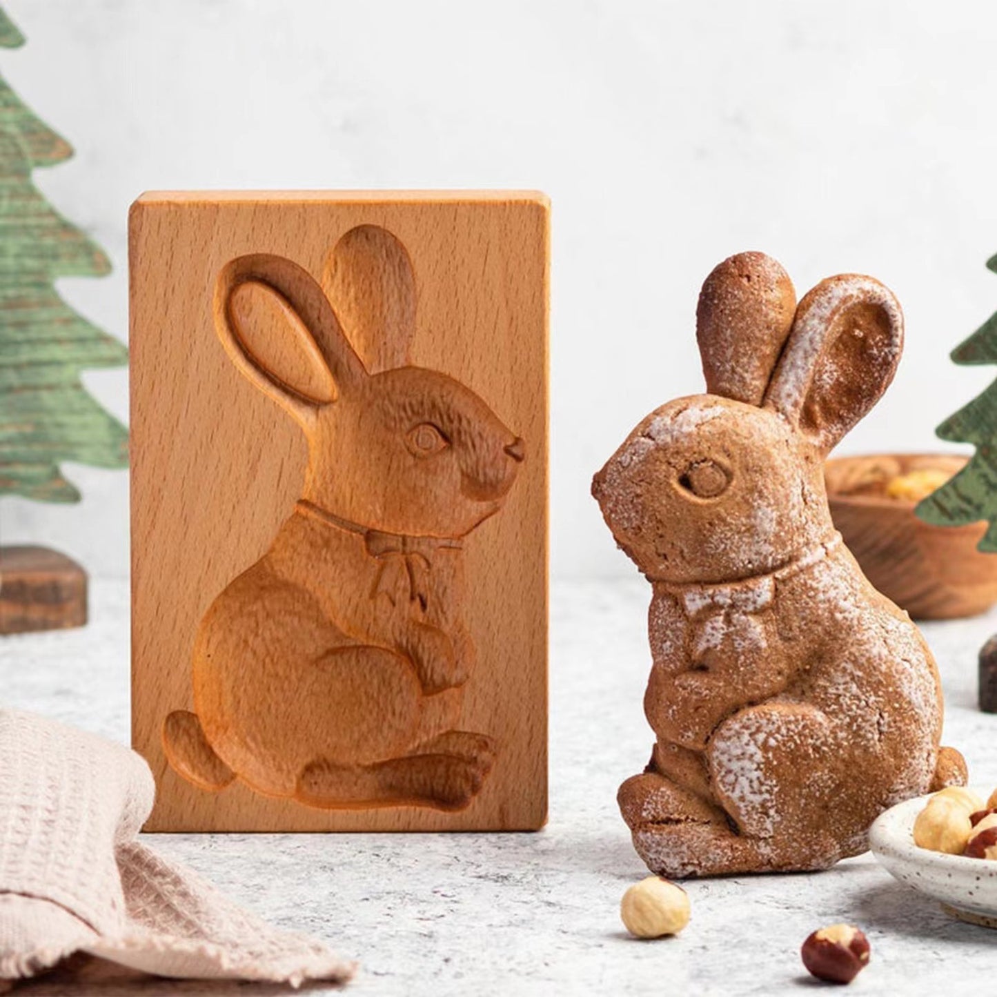 Wooden Animal, Nature, Decorative Stamp Molds