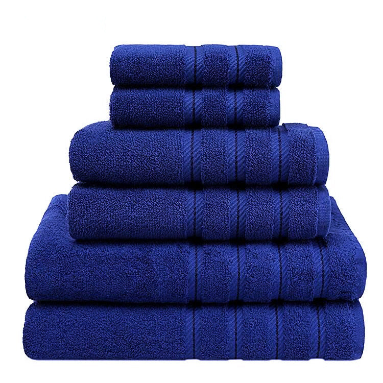 Towels: Bath Towels: Absorbent Long Staple Cotton Towel Bath Towel Set