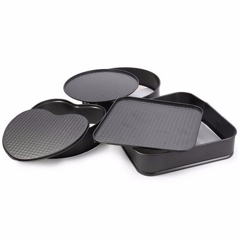 3PC Springform Cake Pan Set-3 Shapes