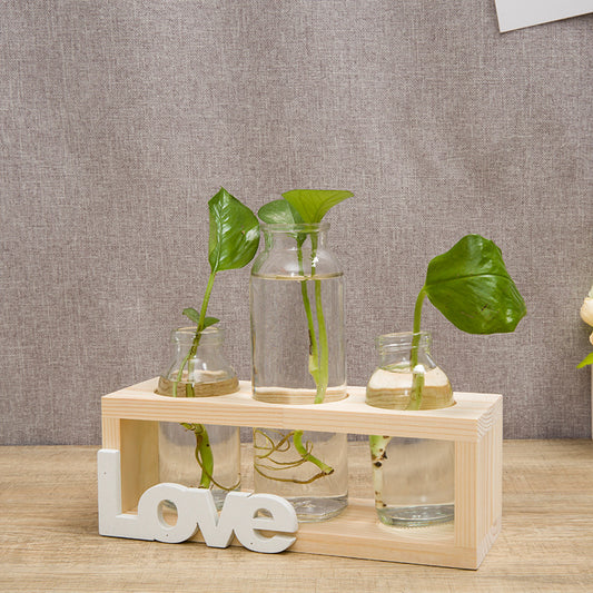 "Love" Hydroponic Vase Stand