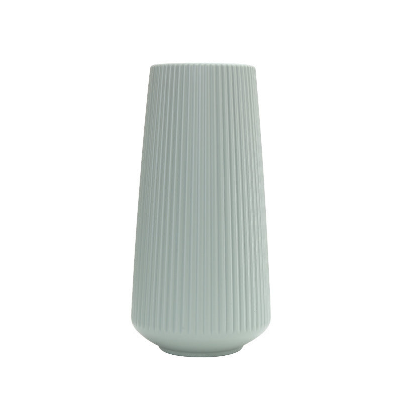 Tapered Cylinder Plastic Vase