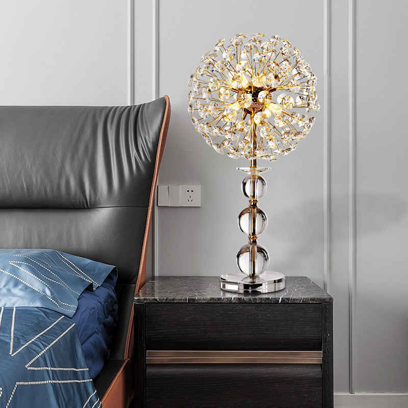 Cut Crystal Globe Lamp-Floor or Table