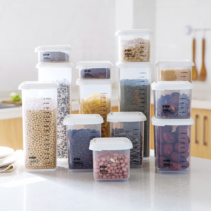 Airtight Plastic Measuring Containers