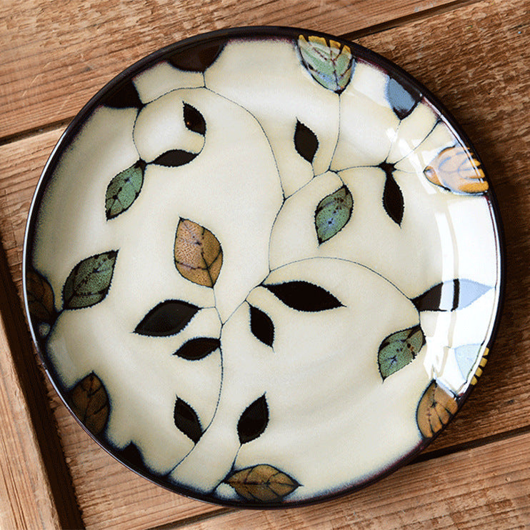 Thanksgiving Tableware: Autumn Leaves Dinner Plates