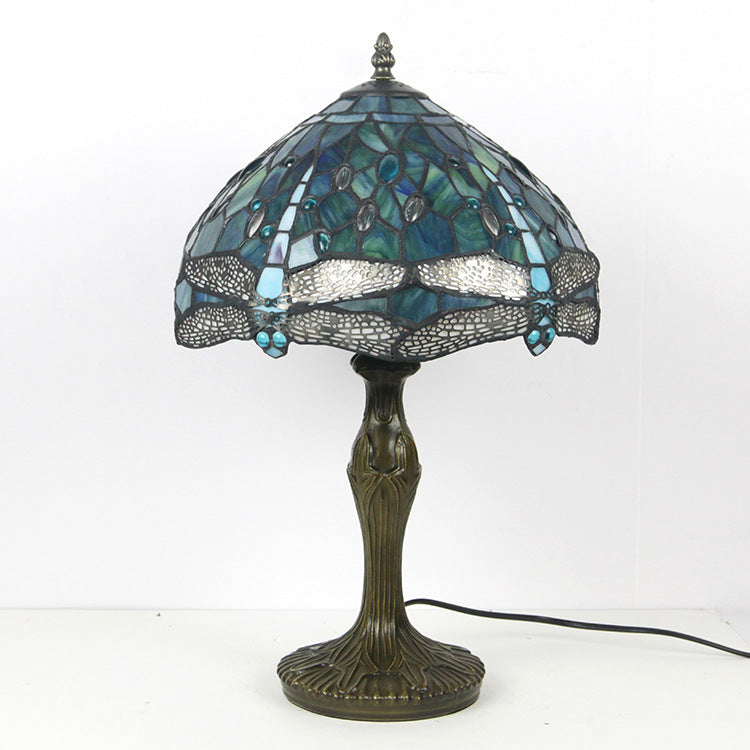 Green Dragonfly Tiffany Table Lamp