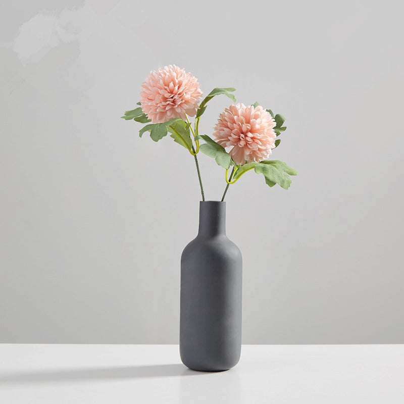 Wind frosted ceramic small vase