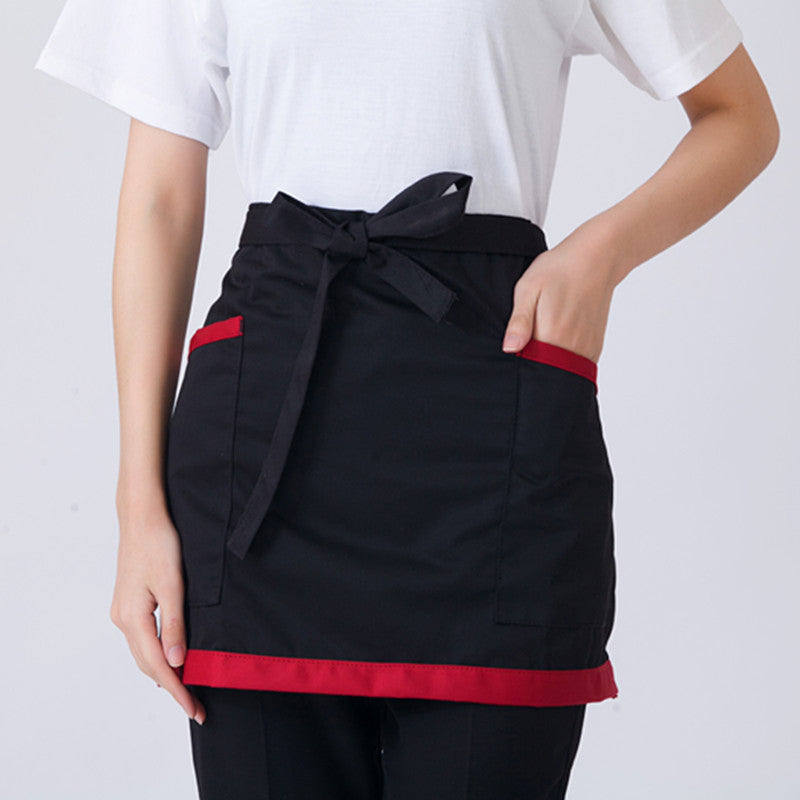 Short Half-Apron with Pockets