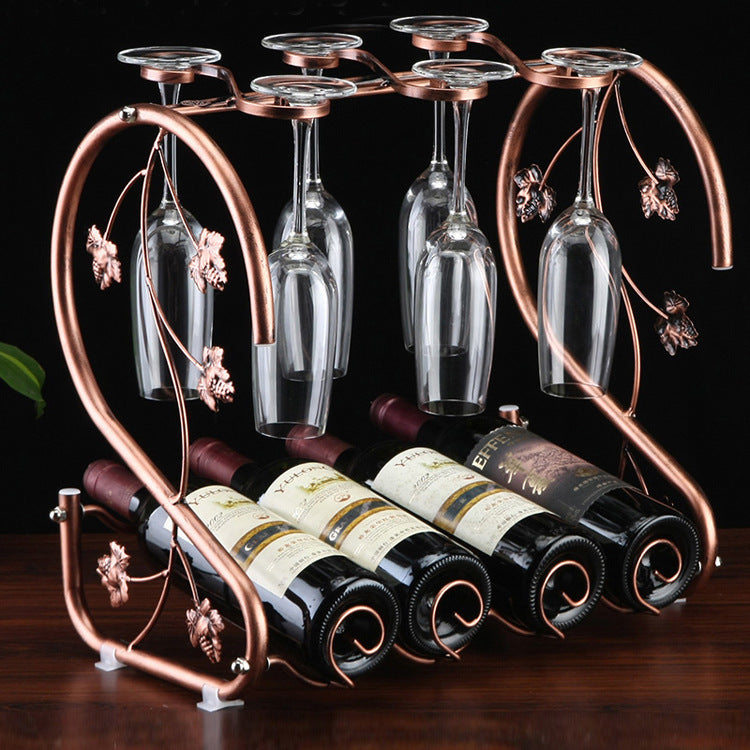 Lux Countertop Bottles & Stemware Wine Rack