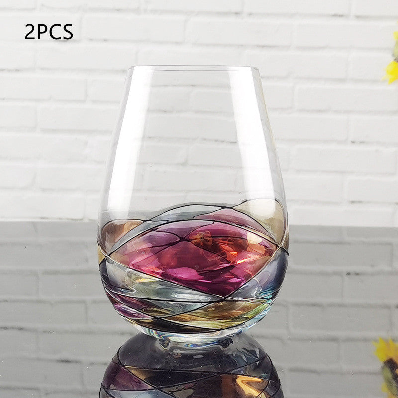 Stained Glass Wine Goblet