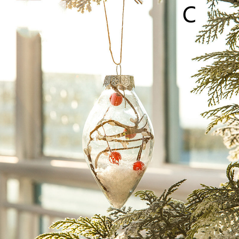 Christmas Tree: Ornaments-Glass Encased  Objects