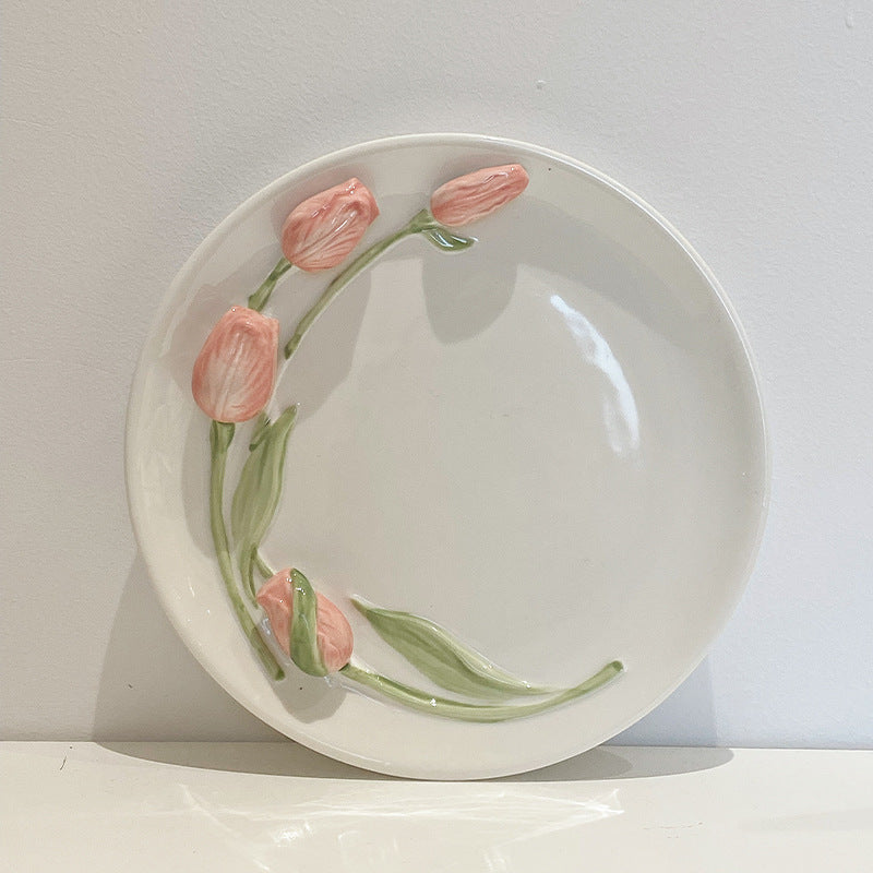 Tableware: Sculpted Tulip Porcelain Tableware