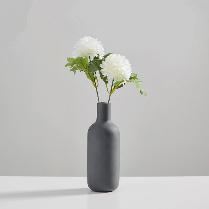 Wind frosted ceramic small vase