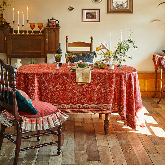 Table Linens: Waterproof Dutch Velvet Tablecloth