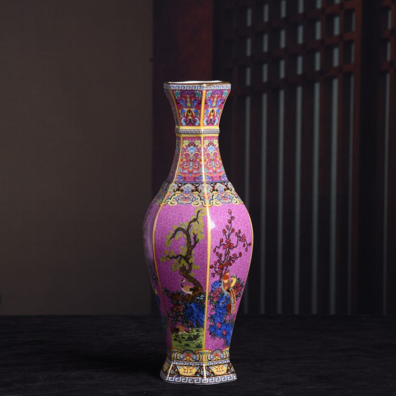 Vase-Gold Ceramic Vase