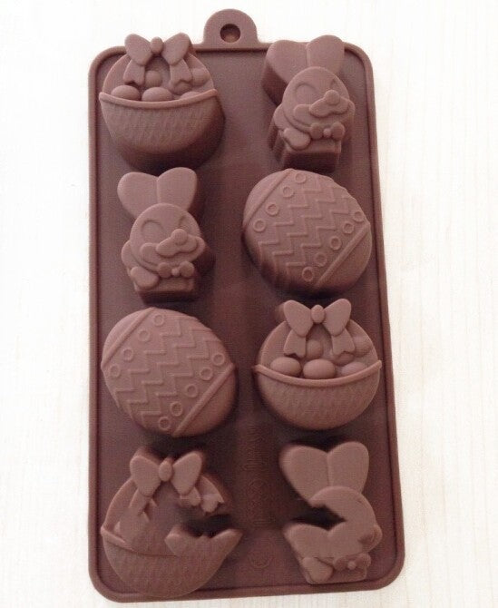 Bunnies & Baskets Easter Mold