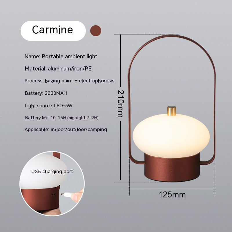 Small Domed Hurricane Lamp