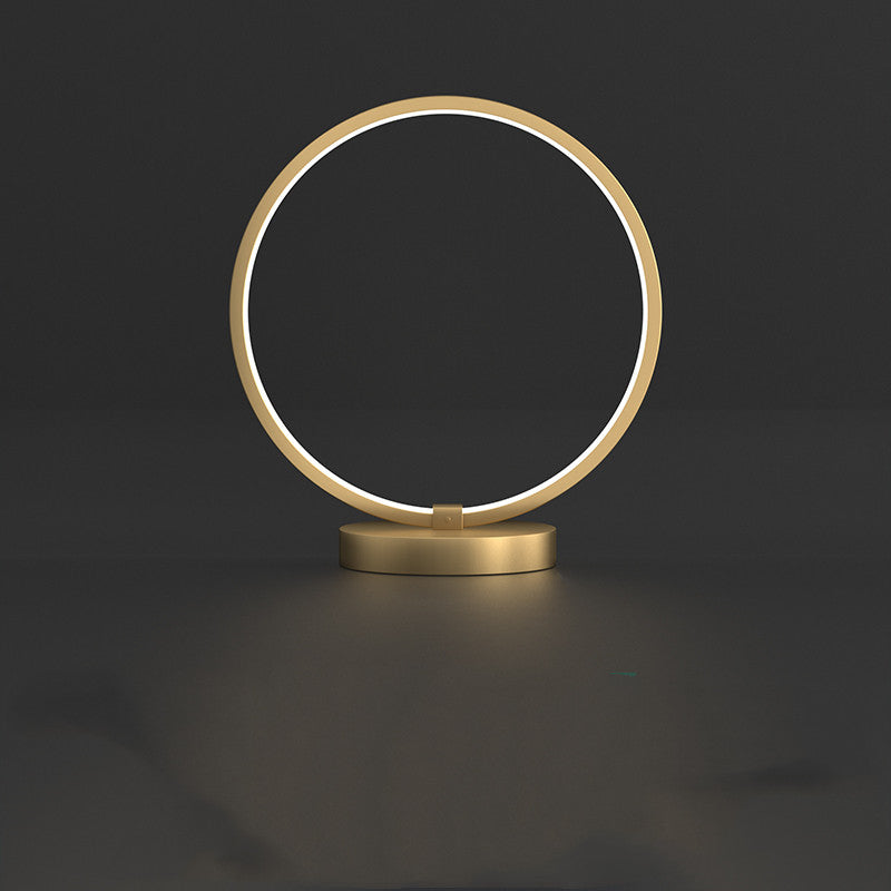 Copper Circle-Broken Circle Table Lamp