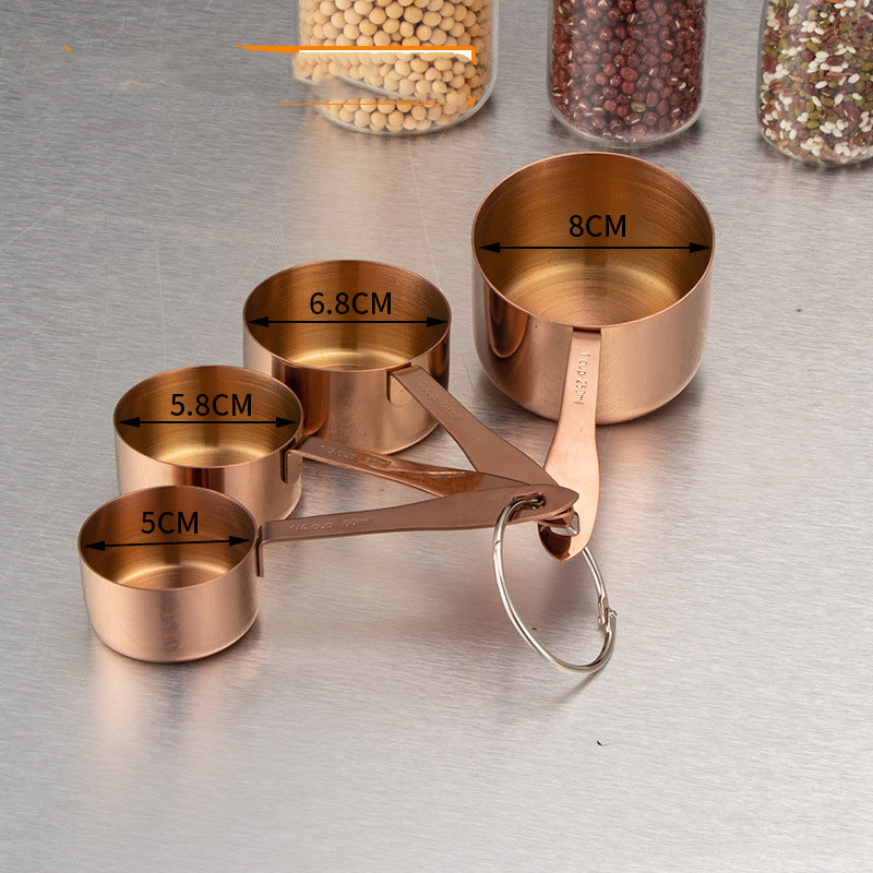 Stainless Steel Dry Measuring Cup Set