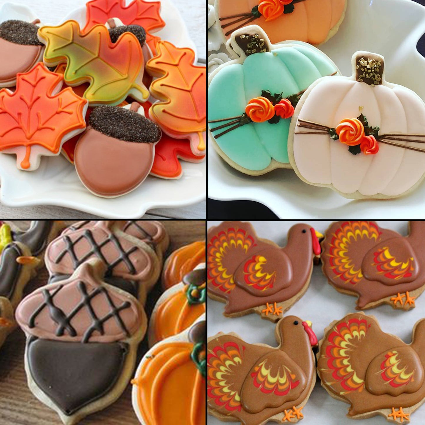 12PC Autumn Cookie Cutter Set