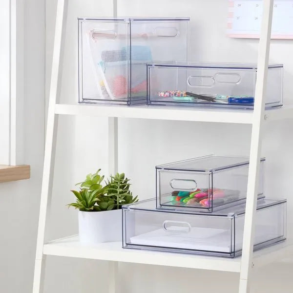 Clear All-Purpose Storage Drawers