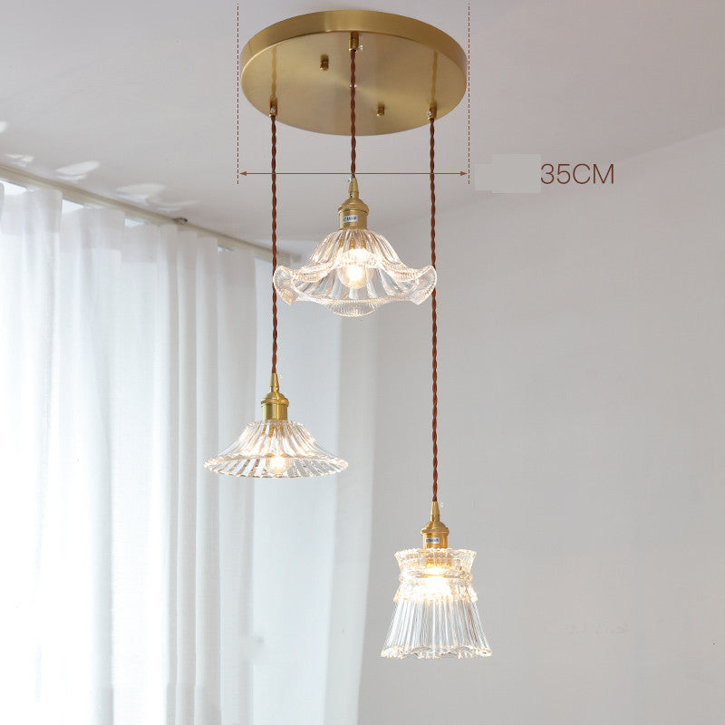 French Floral Pendant Lamps