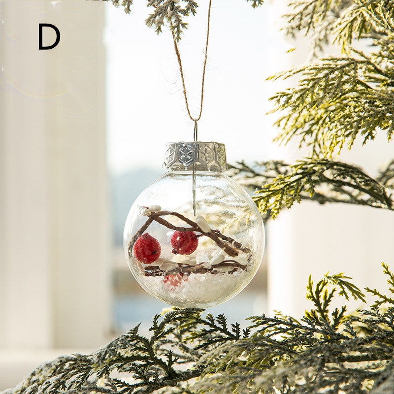 Christmas Tree: Ornaments-Glass Encased  Objects