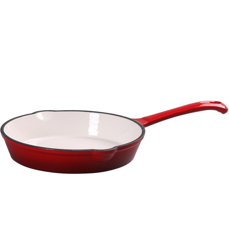 Household Enameled Cast-iron Cookware Omelet Steak Non-stick Integrated