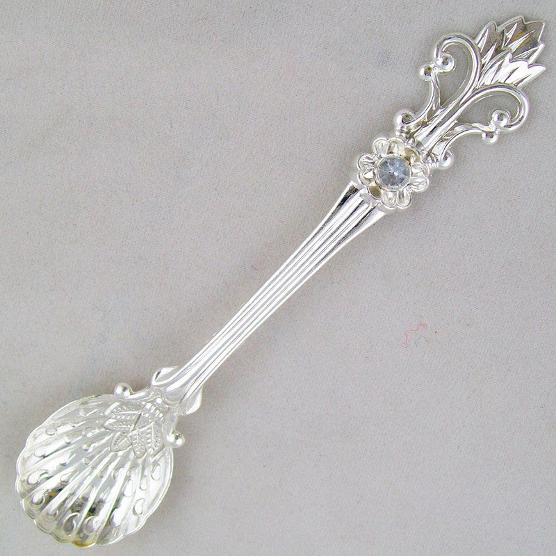 Vintage Look Sugar Spoon-Shell Spoon
