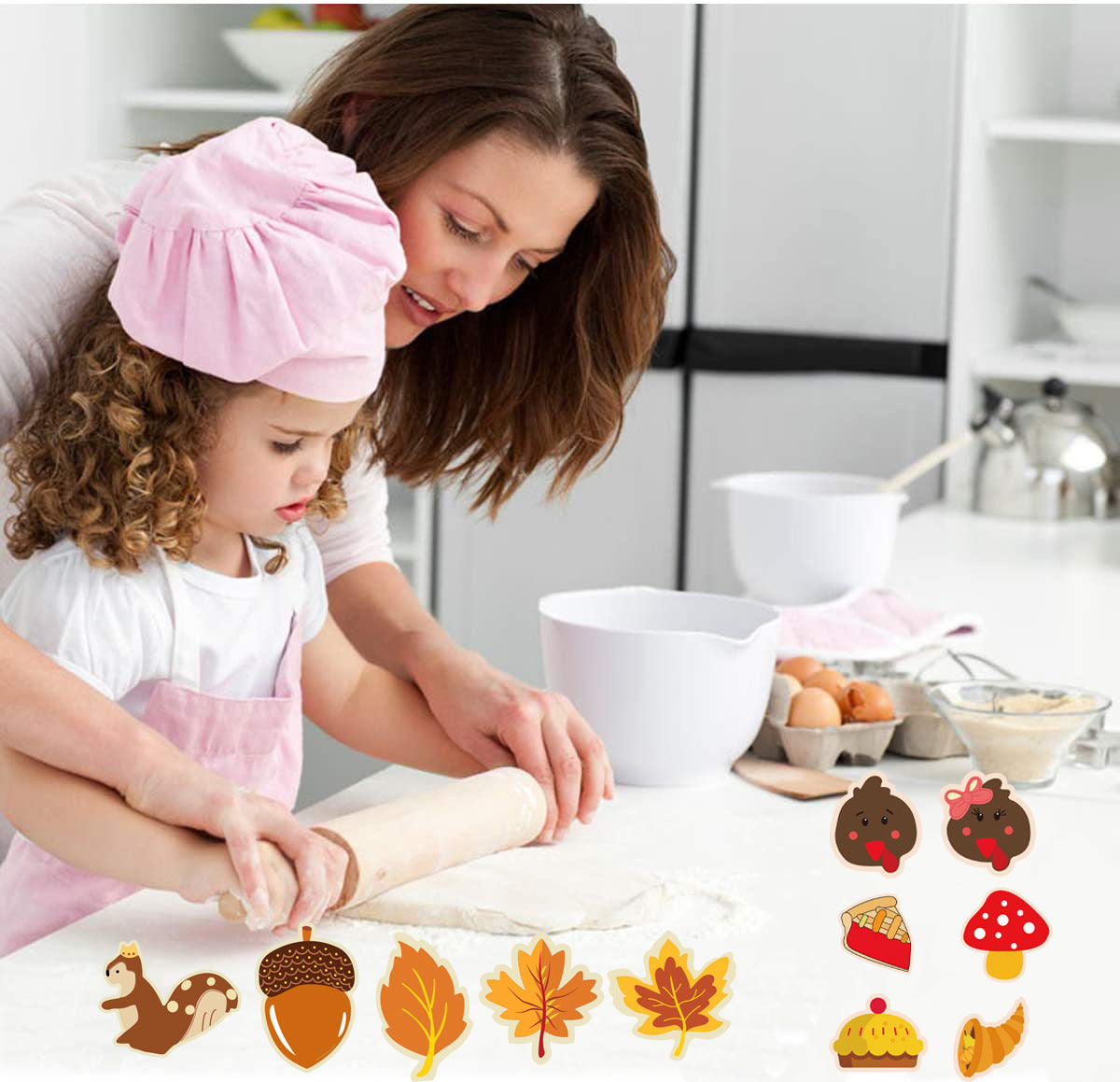 12PC Autumn Cookie Cutter Set