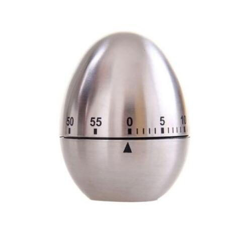 Kitchenware:  Stainless Steel Egg Timer