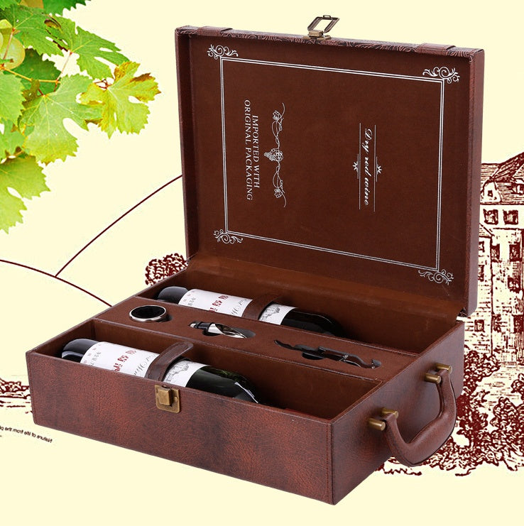 Leather Wine Box