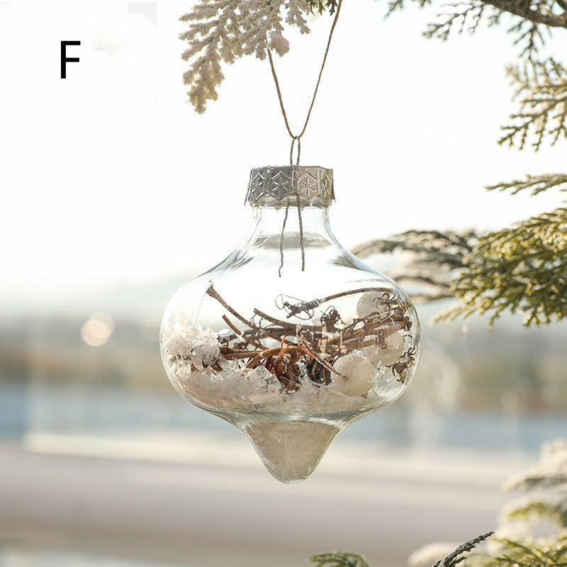 Christmas Tree: Ornaments-Glass Encased  Objects