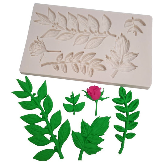 Leaf Fronds Silicone Fondant Mold