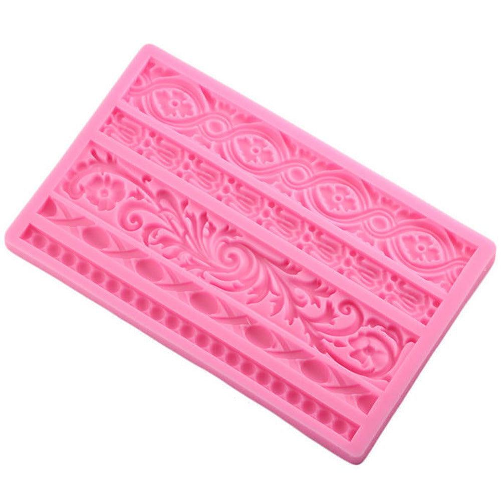 Cake Edge Decorating Silicone Mold