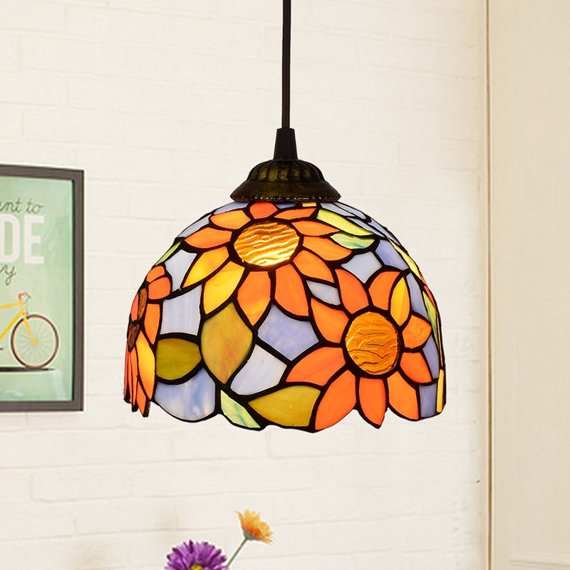 Tiffany Lamp: Stained Glass Pendant Light