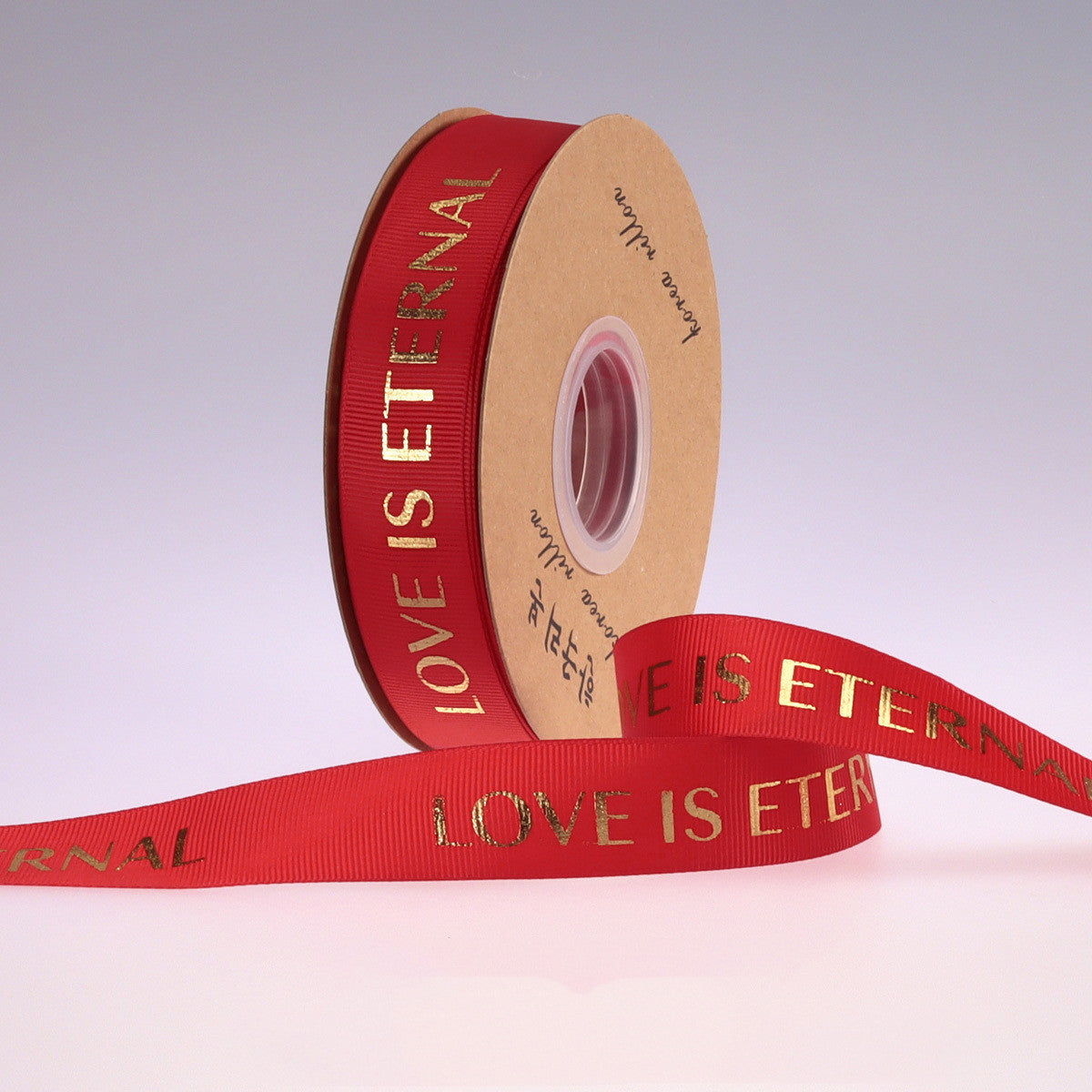 Colorful Gilded Ribbons with Endearing Phrases