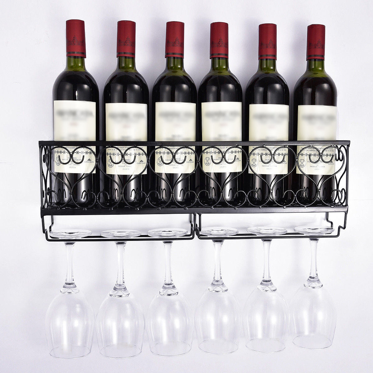 Decorative Filigree Wine Rack