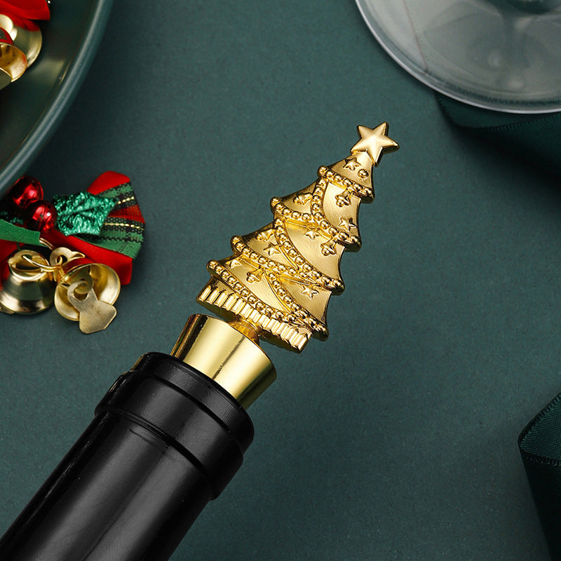 Holiday Tree Wine Bottle Stopper