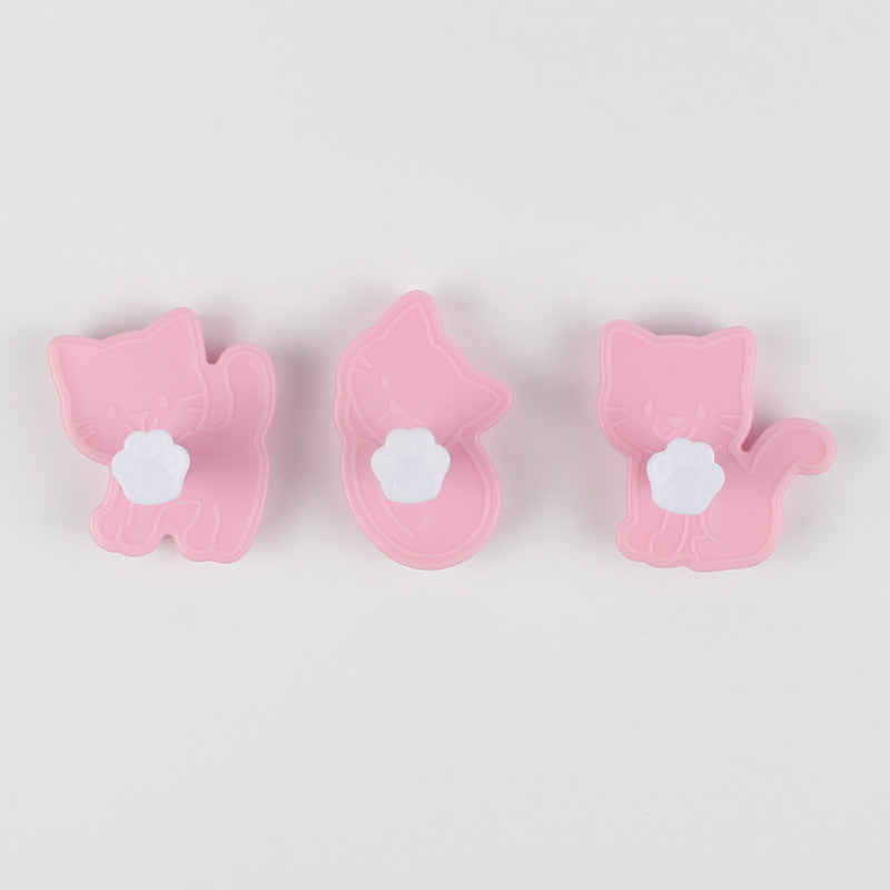 Cartoon Cat Cookie Molds
