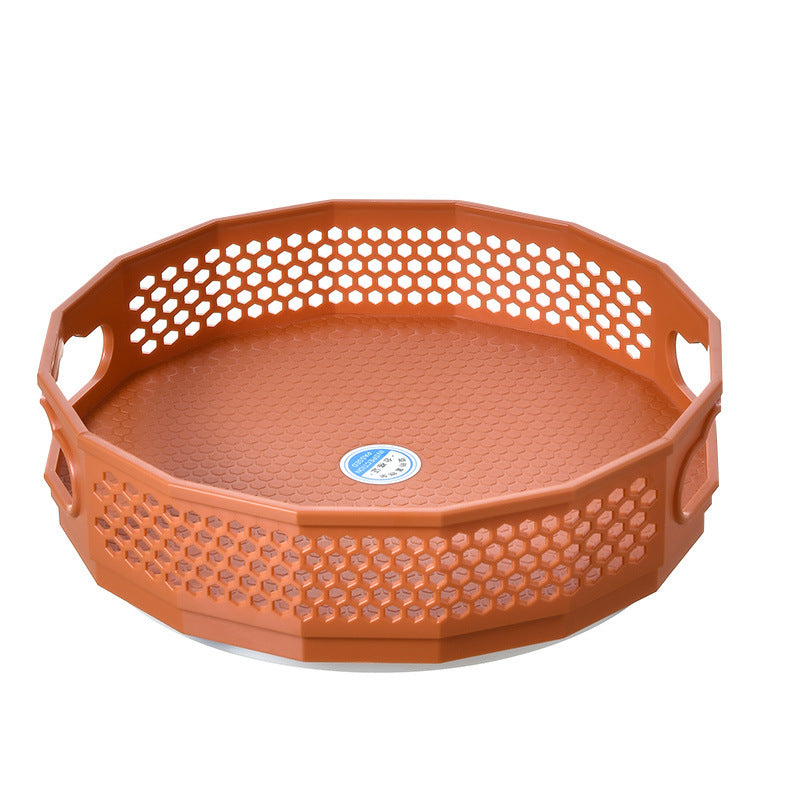 Kitchen Turntables with Perforated Wall