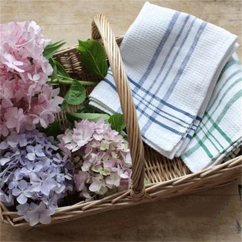 Table Linens: French Striped Cotton Tea Towel