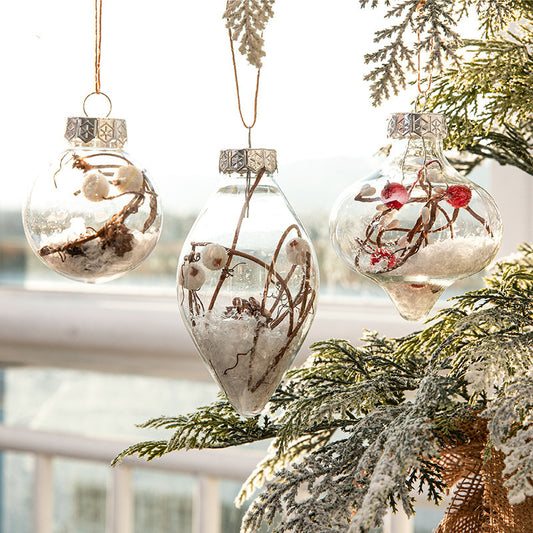 Christmas Tree: Ornaments-Glass Encased  Objects