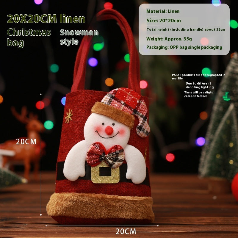 Christmas: 3D Raised Applique Totes