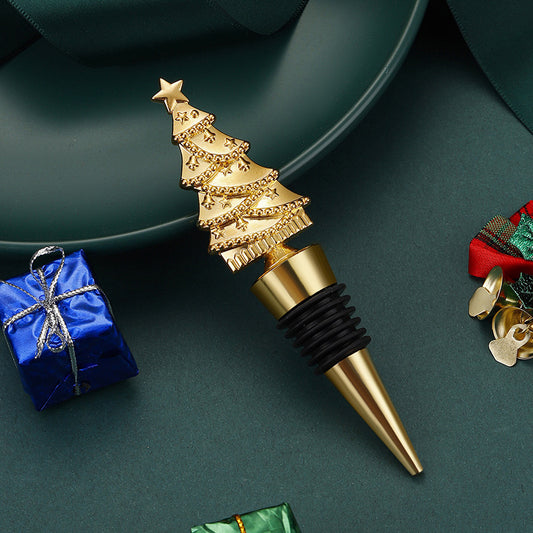 Holiday Tree Wine Bottle Stopper