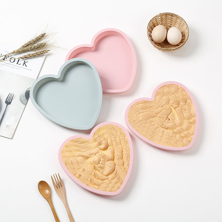 Heart Layer Cake Mold-Premium Food Grade Silicone