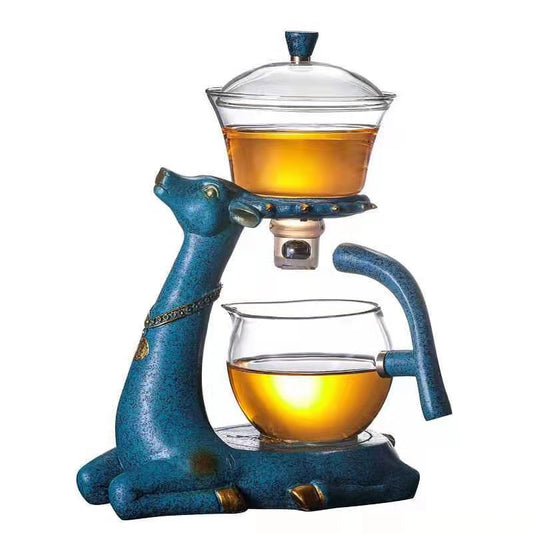 Automatic Glass Tea Brewer and Cup